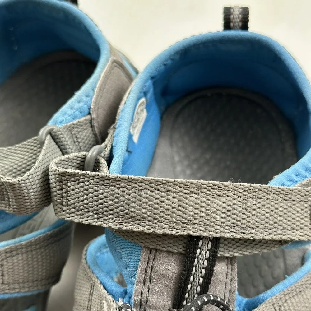 Keen Newport H2 Men's‎ 6 Grey Blue Hiking Closed Toe Water Sandals Shoes